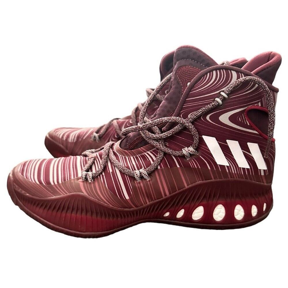 Adidas Boost Geofit 2016 Crazy Explosive Primeknit Sneaker Maroon Size 10.5 Men